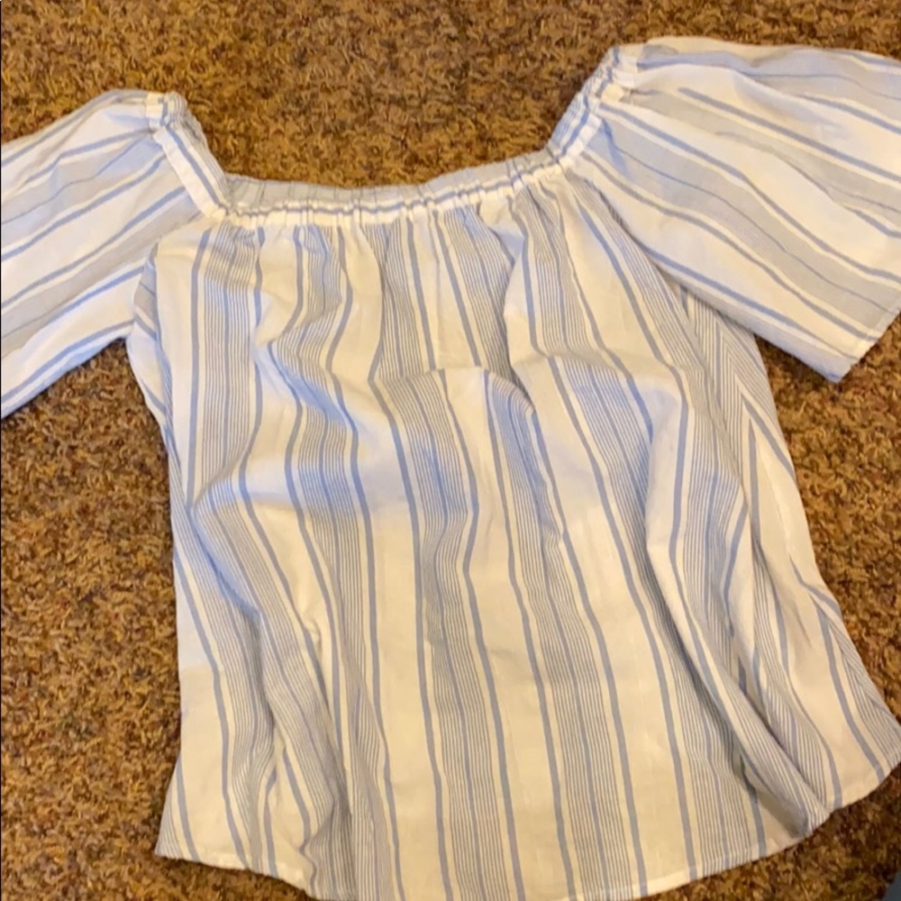Striped crop top